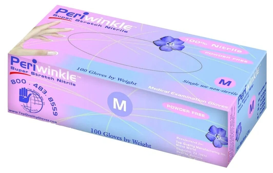 Pink Nitrile Gloves image 0