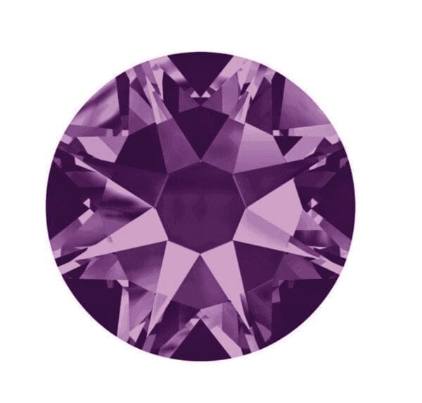 A purple diamond is shown on top of the picture.