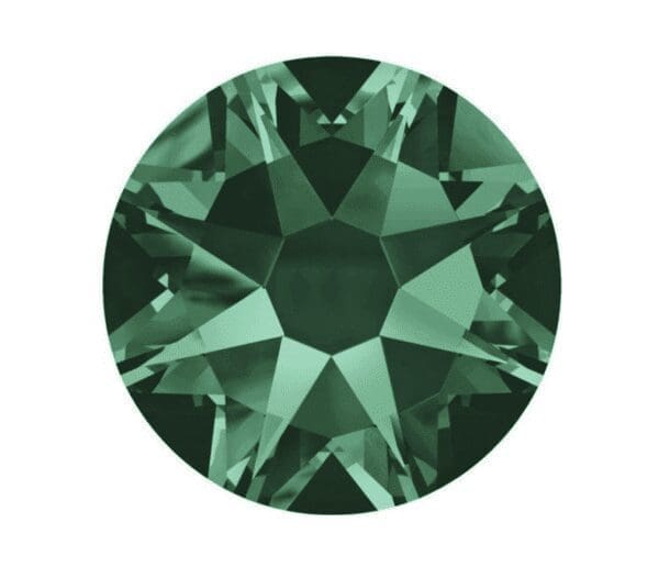 A green diamond is shown in this picture.