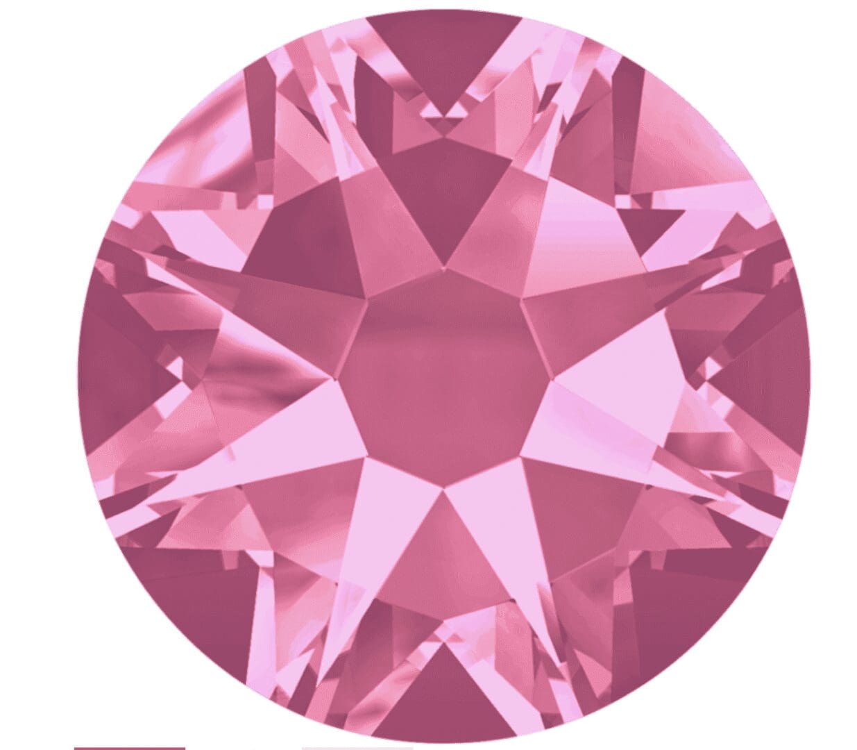 A pink diamond is shown in this picture.