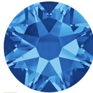 A blue diamond is shown in this picture.