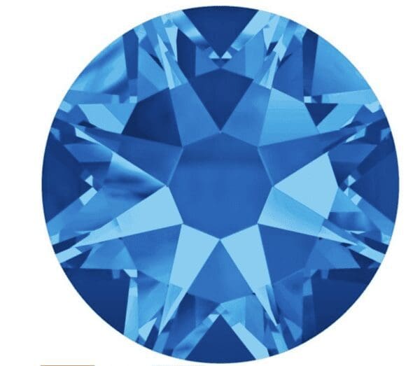 A blue diamond is shown in this picture.