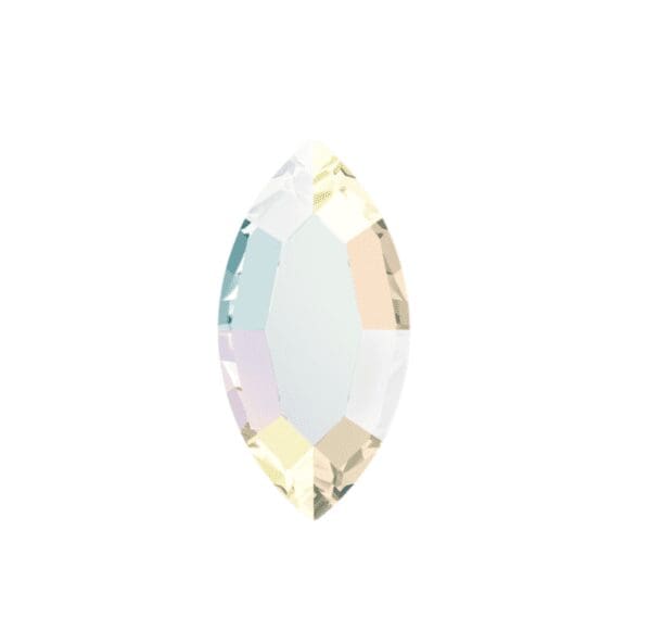 A diamond is shown in the shape of an oval.