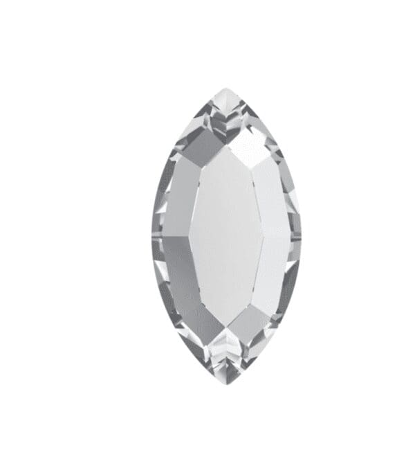 A diamond is shown in the shape of an oval.