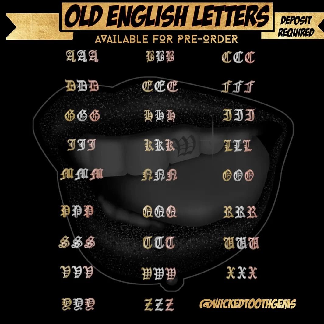 Old English letters