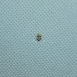 A small white bug sitting on top of a blue surface.