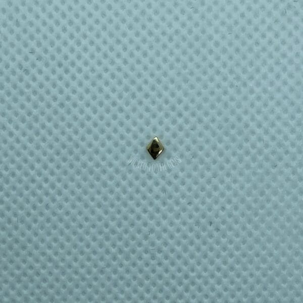 A brown bug sitting on top of a blue surface.