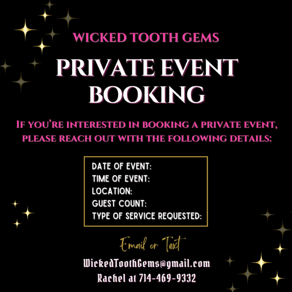 Private Event Booking